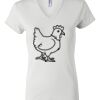 Women's Short Sleeve V-Neck T-Shirt Thumbnail
