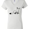 Women's Short Sleeve V-Neck T-Shirt Thumbnail