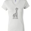 Women's Short Sleeve V-Neck T-Shirt Thumbnail