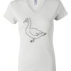 Women's Short Sleeve V-Neck T-Shirt Thumbnail