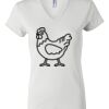 Women's Short Sleeve V-Neck T-Shirt Thumbnail