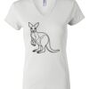 Women's Short Sleeve V-Neck T-Shirt Thumbnail