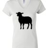 Women's Short Sleeve V-Neck T-Shirt Thumbnail
