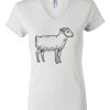 Women's Short Sleeve V-Neck T-Shirt Thumbnail