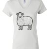 Women's Short Sleeve V-Neck T-Shirt Thumbnail