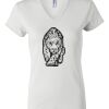 Women's Short Sleeve V-Neck T-Shirt Thumbnail