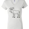 Women's Short Sleeve V-Neck T-Shirt Thumbnail