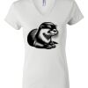 Women's Short Sleeve V-Neck T-Shirt Thumbnail
