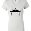 Women's Short Sleeve V-Neck T-Shirt Thumbnail