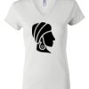 Women's Short Sleeve V-Neck T-Shirt Thumbnail