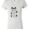 Women's Short Sleeve V-Neck T-Shirt Thumbnail