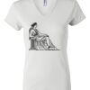 Women's Short Sleeve V-Neck T-Shirt Thumbnail