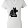 Women's Short Sleeve V-Neck T-Shirt Thumbnail