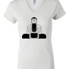 Women's Short Sleeve V-Neck T-Shirt Thumbnail