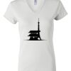 Women's Short Sleeve V-Neck T-Shirt Thumbnail