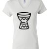 Women's Short Sleeve V-Neck T-Shirt Thumbnail