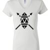 Women's Short Sleeve V-Neck T-Shirt Thumbnail