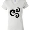 Women's Short Sleeve V-Neck T-Shirt Thumbnail