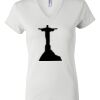 Women's Short Sleeve V-Neck T-Shirt Thumbnail