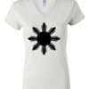 Women's Short Sleeve V-Neck T-Shirt Thumbnail