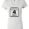 Women's Short Sleeve V-Neck T-Shirt Thumbnail