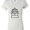 Women's Short Sleeve V-Neck T-Shirt Thumbnail