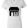 Women's Short Sleeve V-Neck T-Shirt Thumbnail