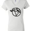 Women's Short Sleeve V-Neck T-Shirt Thumbnail