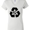 Women's Short Sleeve V-Neck T-Shirt Thumbnail