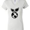 Women's Short Sleeve V-Neck T-Shirt Thumbnail