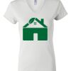 Women's Short Sleeve V-Neck T-Shirt Thumbnail