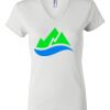 Women's Short Sleeve V-Neck T-Shirt Thumbnail