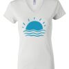 Women's Short Sleeve V-Neck T-Shirt Thumbnail