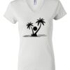 Women's Short Sleeve V-Neck T-Shirt Thumbnail