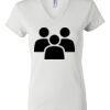 Women's Short Sleeve V-Neck T-Shirt Thumbnail