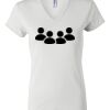 Women's Short Sleeve V-Neck T-Shirt Thumbnail