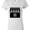 Women's Short Sleeve V-Neck T-Shirt Thumbnail