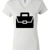 Women's Short Sleeve V-Neck T-Shirt Thumbnail