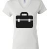 Women's Short Sleeve V-Neck T-Shirt Thumbnail