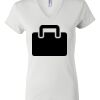 Women's Short Sleeve V-Neck T-Shirt Thumbnail