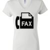 Women's Short Sleeve V-Neck T-Shirt Thumbnail