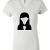 Women's Short Sleeve V-Neck T-Shirt Thumbnail