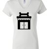 Women's Short Sleeve V-Neck T-Shirt Thumbnail
