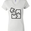 Women's Short Sleeve V-Neck T-Shirt Thumbnail