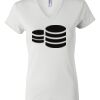 Women's Short Sleeve V-Neck T-Shirt Thumbnail