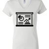 Women's Short Sleeve V-Neck T-Shirt Thumbnail