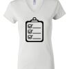Women's Short Sleeve V-Neck T-Shirt Thumbnail