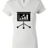 Women's Short Sleeve V-Neck T-Shirt Thumbnail