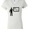 Women's Short Sleeve V-Neck T-Shirt Thumbnail