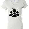 Women's Short Sleeve V-Neck T-Shirt Thumbnail